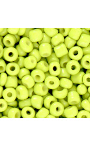 Seed beads 6/0 (4mm) Neon yellow